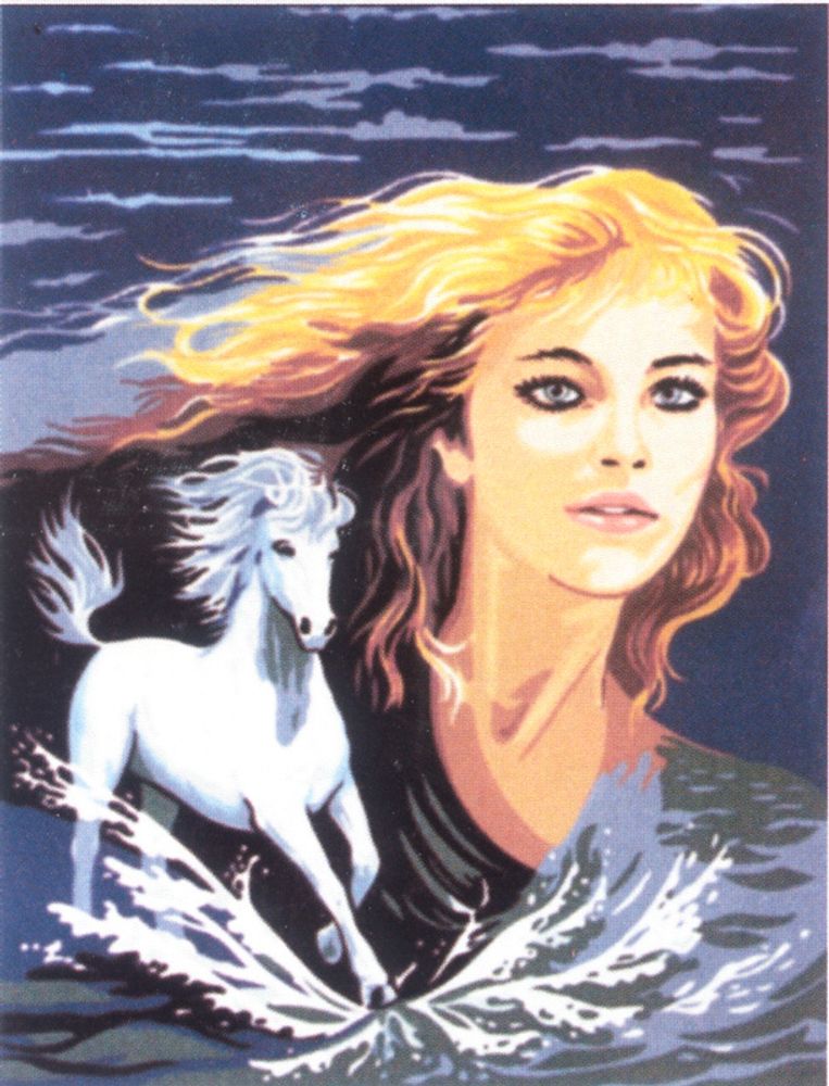 Рисунок для вышивания Soulos (канва жесткая), Быстрее ветра, 60х80 см Рисунок для вышивания Soulos (канва жесткая), Быстрее ветра, 60х80 см