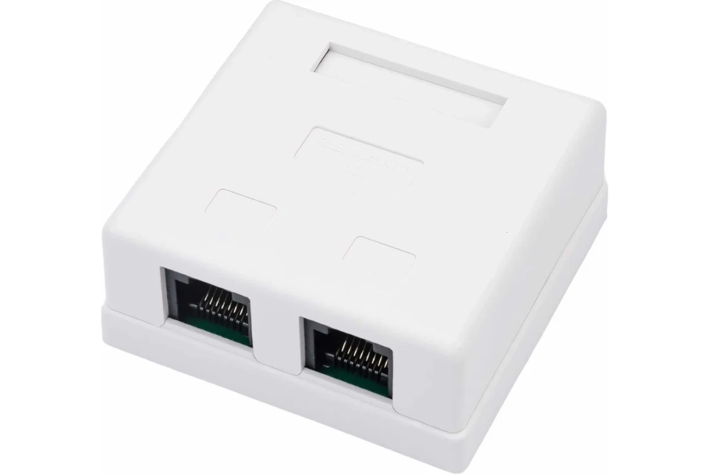 Компьютерная розетка -2RJ-45 CAT5e 03-0151
