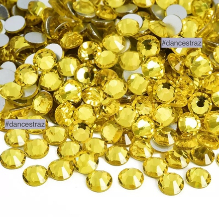 Стразы клеевые, Citrine, P24, SS16, 1440, (F2)