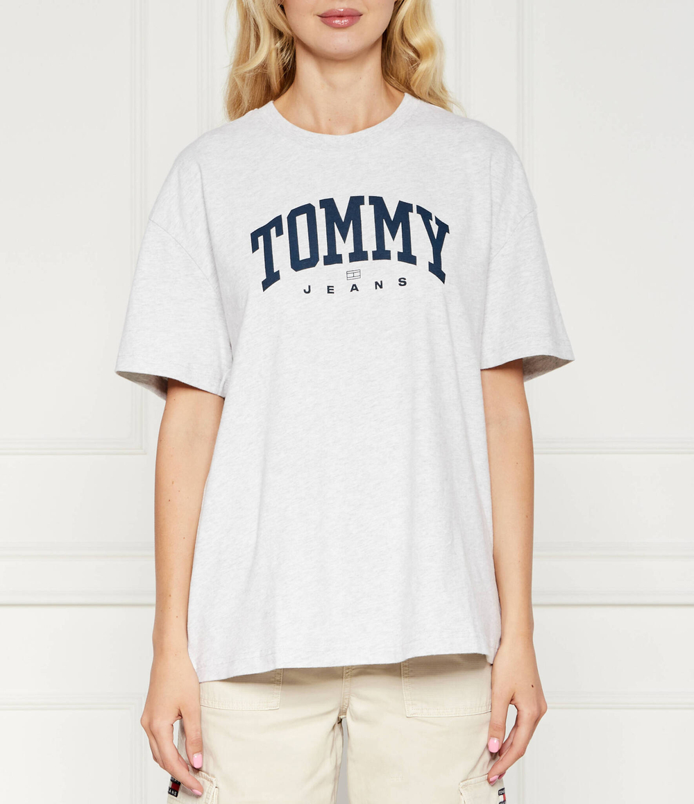 Футболка VARSITY 1 Tommy Jeans - серый(DW0DW18403)
