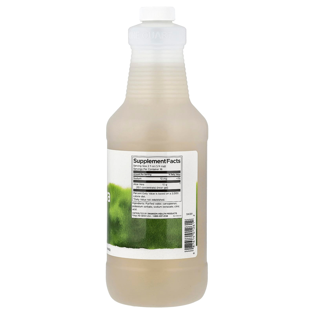 Swanson Vitamins, гель алоэ вера, внутренний слой листа, 946 мл (32 жидк. унции)