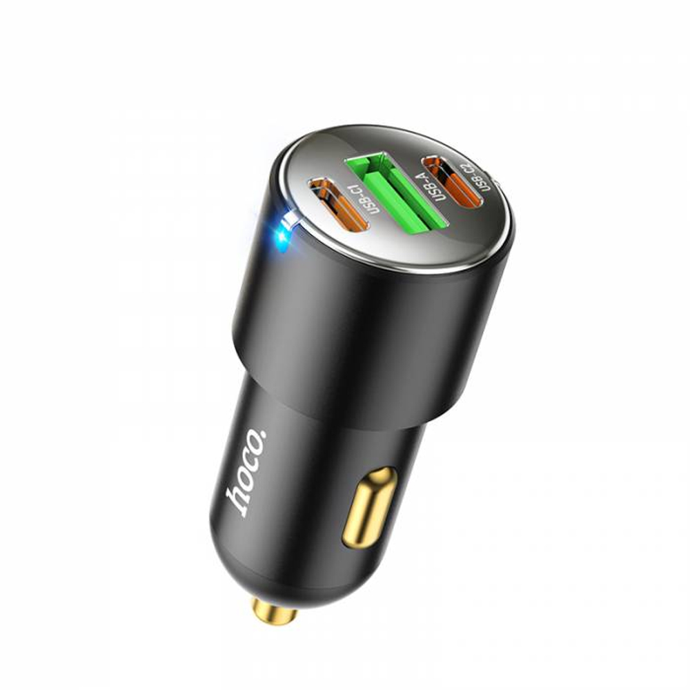 Автомобильное зарядное устройство Hoco NZ6 45W 2C1A (black)
