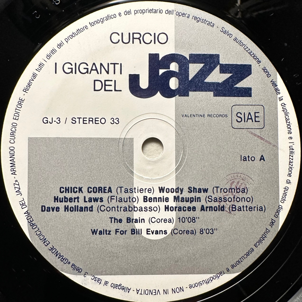 Сборник I Giganti Del Jazz Vol. 3 (Франция 1980г.)