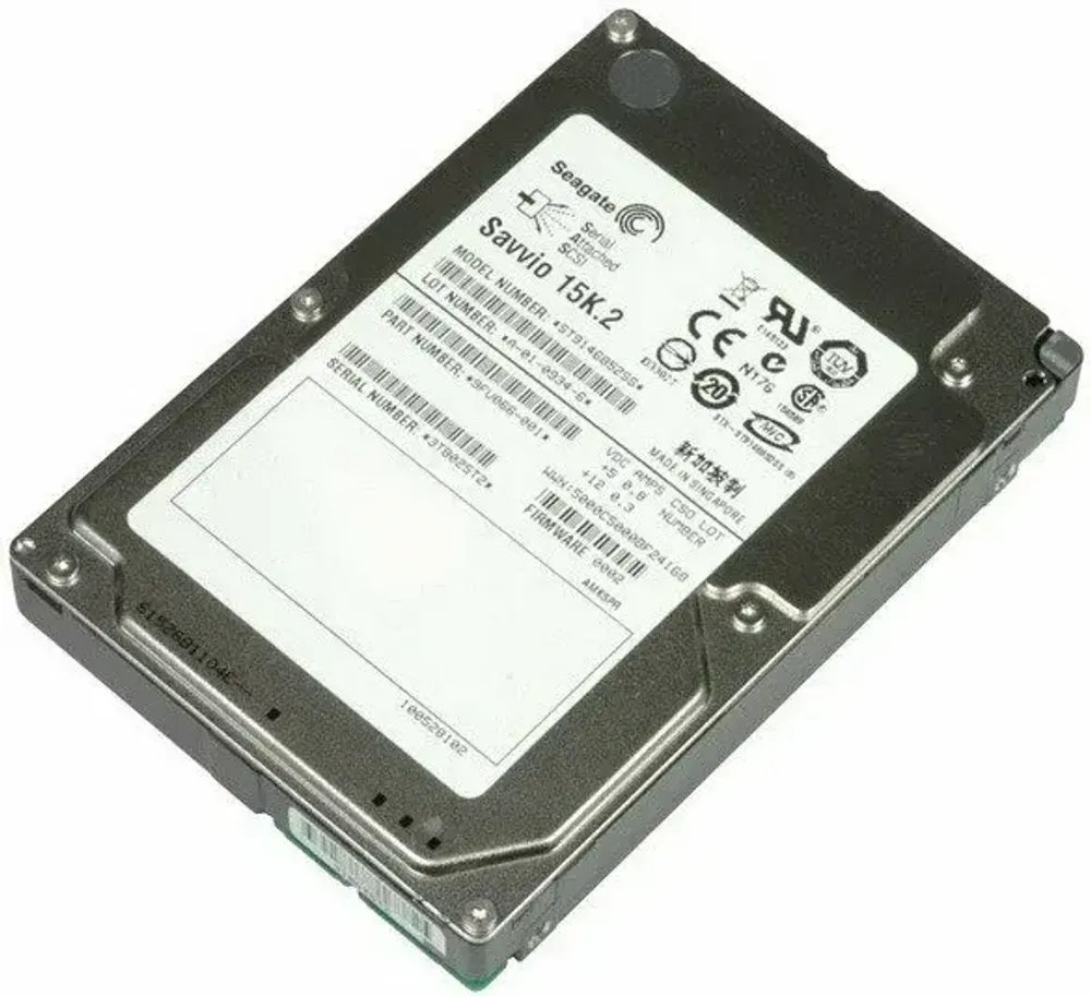 Жесткий диск Seagate SFF SAS 146Gb 15K 2.5" DP Hot-Plug 9FU066-035