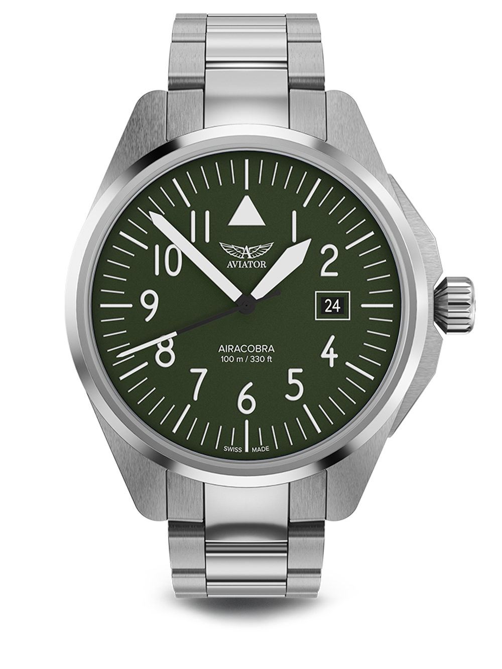 Чаcы кварцевые AVIATOR AIRACOBRA TYPE A V.1.38.0.319.5 мужские