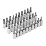 Набор инструментов, 1/2", 3/8", 1/4", пластиковый кейс 215 предметов MTX