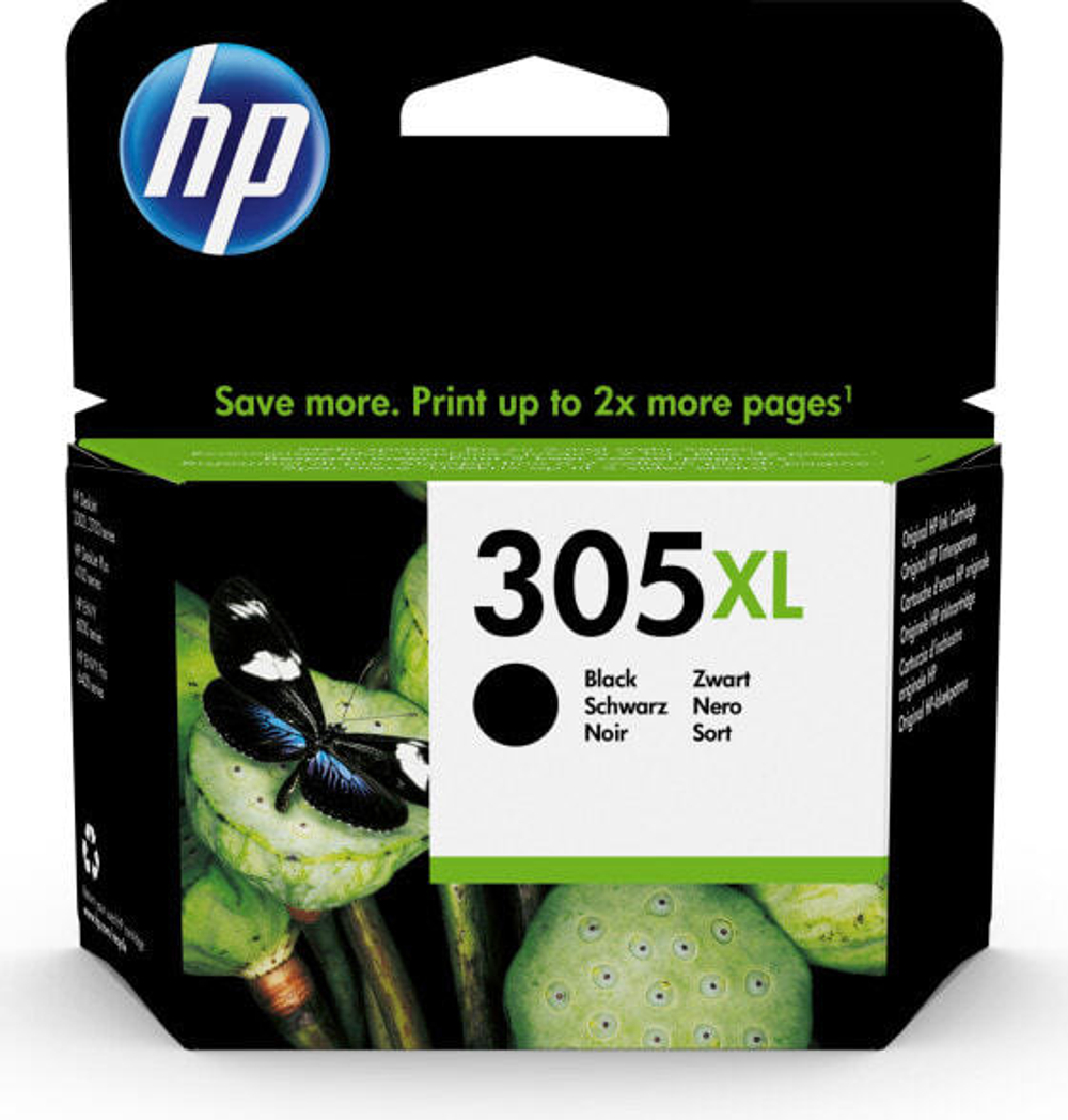 Картридж струйный Оригинальный Черный HP 305XL 3YM62AE