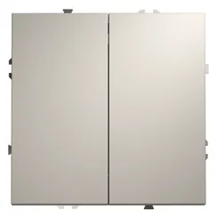 Выключатель двухклавишный Voltum S70 Кашемир VLS020103