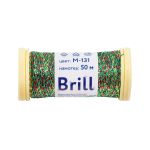 Мулине Gamma металлик M 5 мотков по 50 метров, M-131 золотистый/красный/зеленый, Gamma BRILL