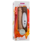Телесный вибратор-ротатор на присоске 17,5см Cnex Cesar Vibrator & Rotator