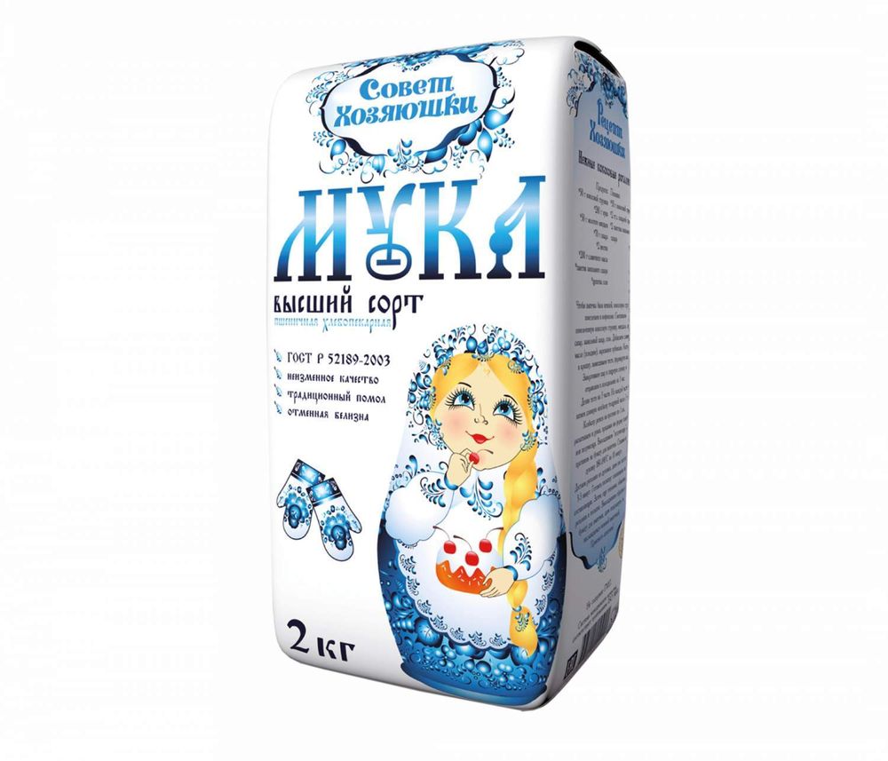 мука совет хозяюшки 2кг 6шт