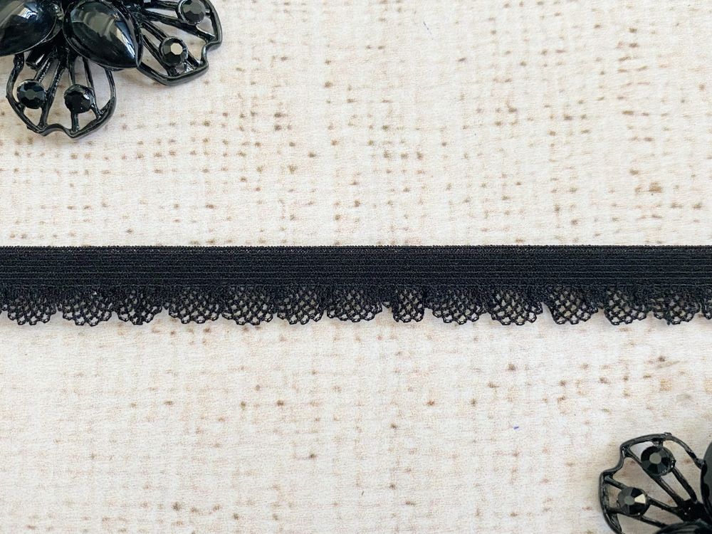 Резинка декоративная ажурная, ш. 1,2 см.