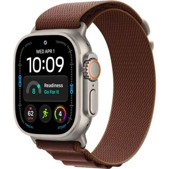 Apple Watch Ultra 4 (2026) 49mm Natural Titanium Case /Burgundy Alpine Loop