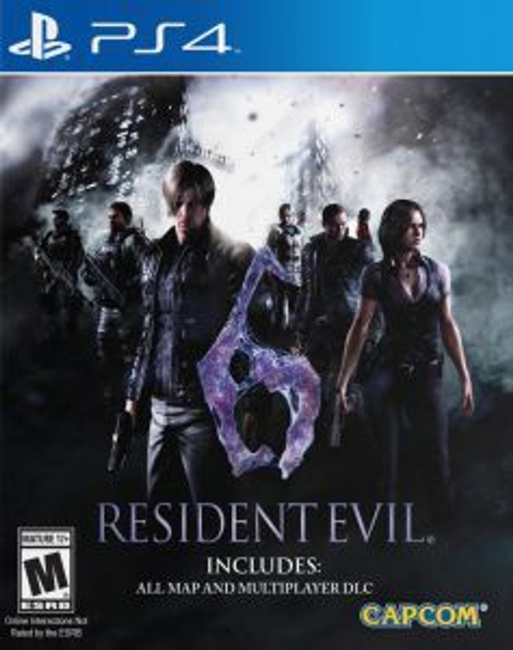 Resident Evil 6 (INCLUDES ALL MAP & DLC) (диск для PS4, интерфейс и субтитры на русском языке)