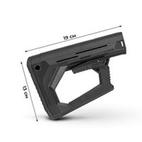 Приклад "Орион" телескопический, под трубы Mill-spec и Com-spec, антилюфт, К.Арма / K.Arma