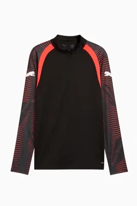 Кофта Puma IndividualFINAL 1/4 Zip Top - черный