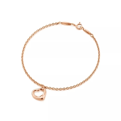 Браслет из розового золота 💠, Tiffany, Open heart. В наличии