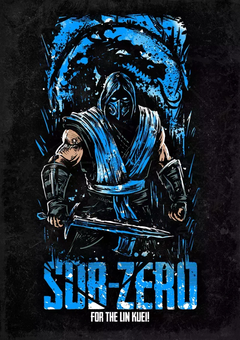 Открытка «Mortal Kombat: Sub-Zero»