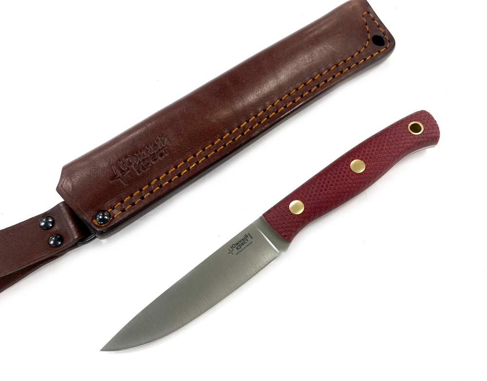 Нож Slender S, N690, микарта красная, 211.0957