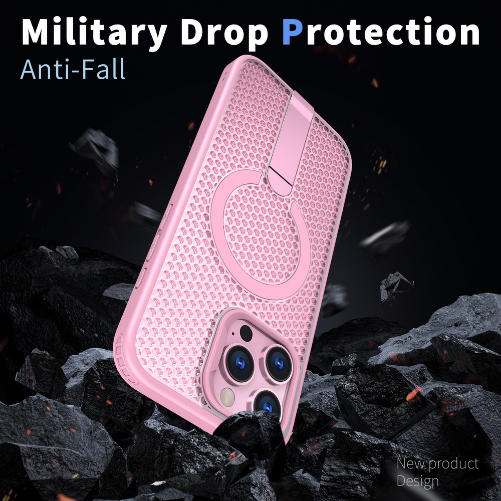 Прозрачный чехол Mesh Pro Magnetic Case для iPhone 16 Pro