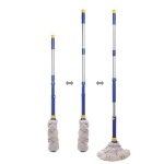 Швабра отжимная с насадкой из микрофибры Neco, алюминиевая ручка 10-1757-11