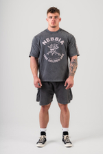 Футболка Washed Oversized T-Shirt GOLDEN AGE 790 Серая
