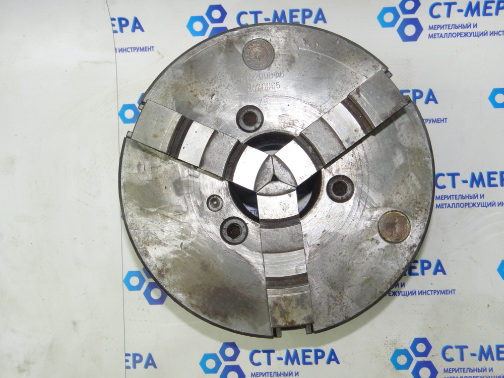 Патрон токарный 3-х кулачковый СТ-200ВФ6 ПНР 200мм (арт. 25088)