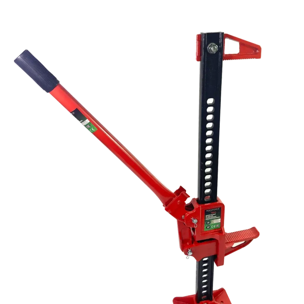 Домкрат реечный 3т 33''(высота подхвата - 155мм, высота подъема - 700мм) RockForce##Rock FORCE RF-TRA8335