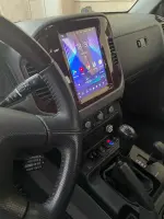 Магнитола для Mitsubishi Pajero 3, Montero 3 1999-2006 (рамка дерево) - Teyes TPRO 2 монитор 9.7" QLED в стиле "Тесла" на Android 10, Быстрая, 4G SIM-слот