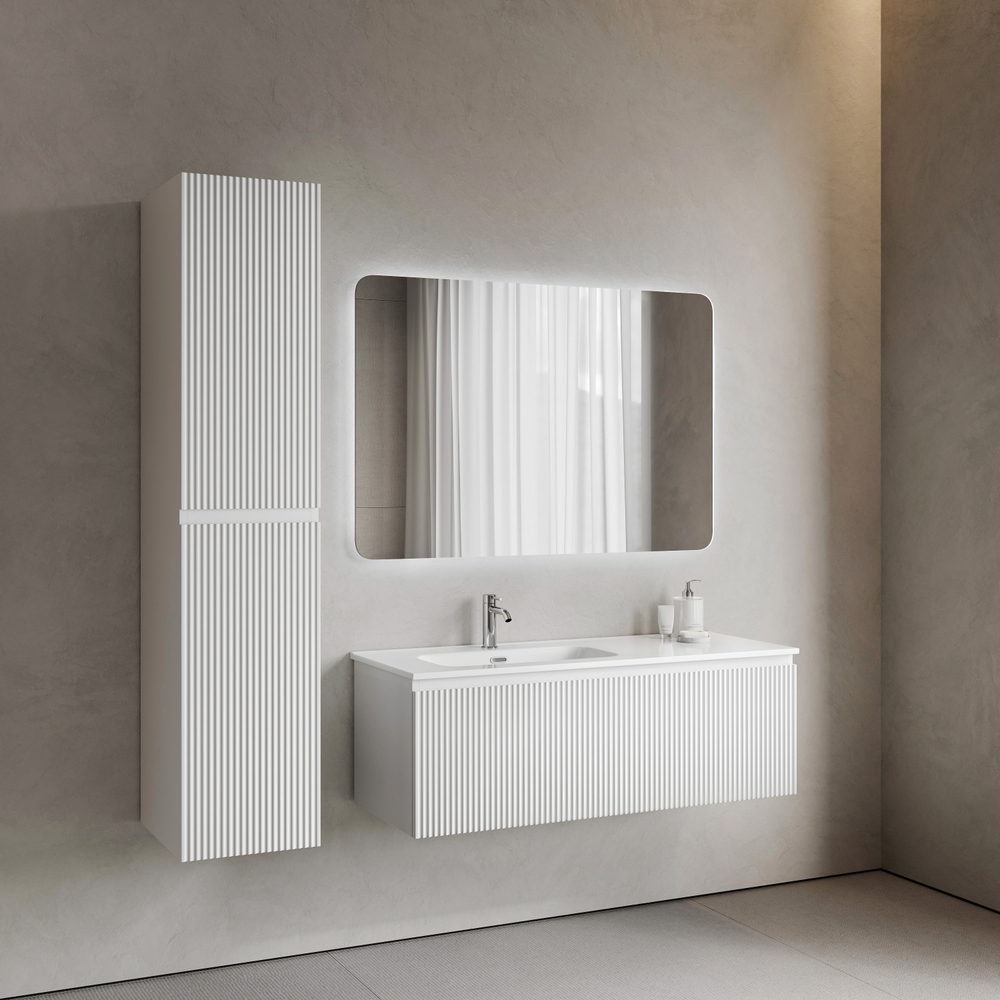 Тумба подвесная Sancos Snob R 1.0 с одним ящиком 1195х445х406, Bianco, SNR1.0120LW, арт. SNR1.0120LW