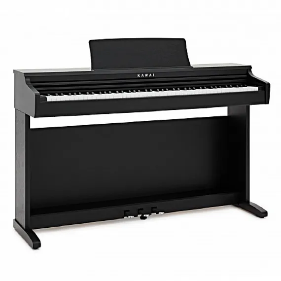 KAWAI KDP120 B - цифровое пианино, банкетка, механика RHC II, 88 клавиш, цвет черный