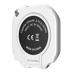 Фонарь для смартфона Wuben E1, белый - вид сзади вертикально, серийный номер