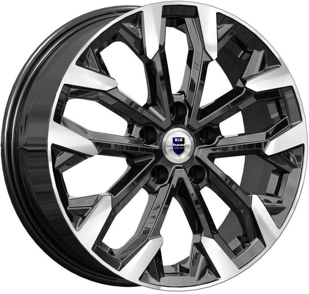 K&amp;K Морейн 6.5x17 5x114.3 ET 37 Dia 66.6 (BFP)