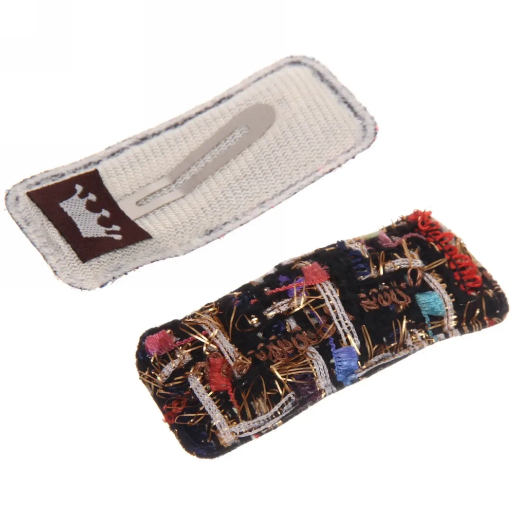 Зажимы для волос 2шт «New collection - Marina», микс 6 цветов, 6*2см