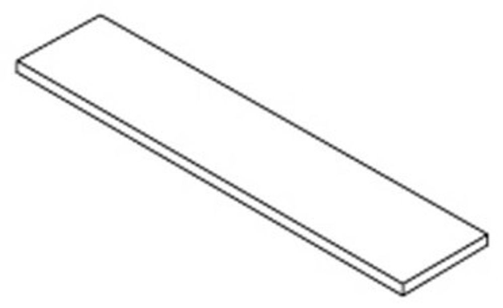 Угловая ступень FORTE DEI MARMI QUARK OYSTER WHITE SCALINO Ang SX левая 80