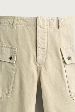 ZARA БРЮКИ CARGO RELAXED FIT, ЗЕЛЕНЫЙ/СЕРЫЙ