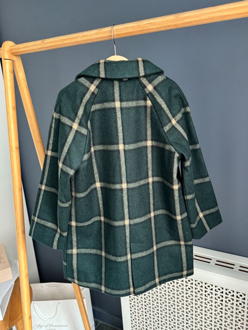 Новое шерстяное пальто Tiny Cottons, 128