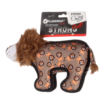 Игрушка повышенной прочности "Лев" STRONG STUFF Flamingo