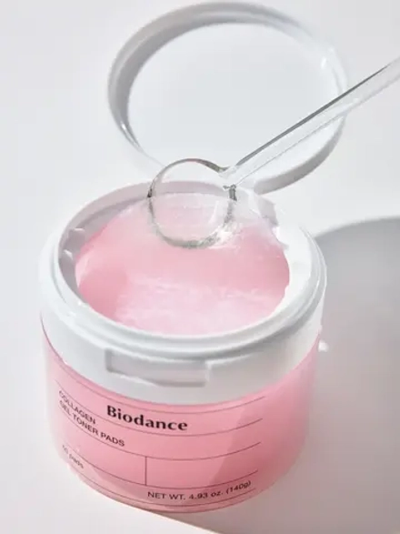 Biodance Увлажняющие гелевые тонер-пэды с коллагеном и пептидами Collagen Gel Toner Pads 60 шт