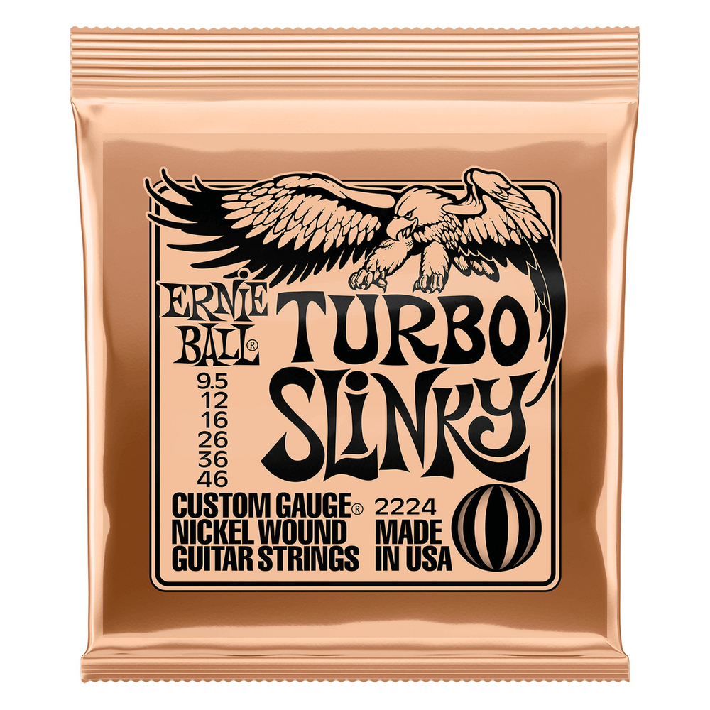 Струны для электрогитары Ernie Ball 2224 Turbo slinky