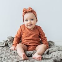 Боди с длинным рукавом "Охра" 0+