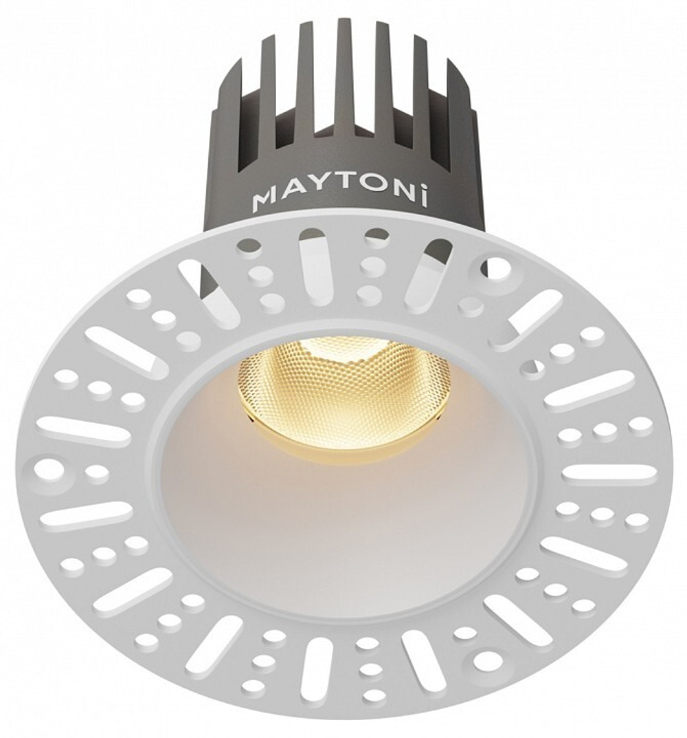 Встраиваемый светильник Maytoni  DL124-10W-2.7K-TRS-W