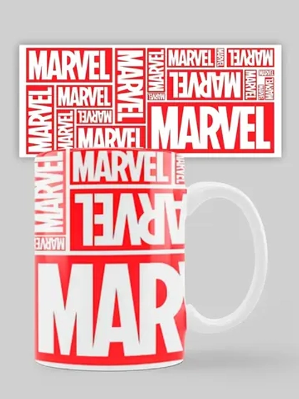 Кружка с принтом "Marvel Марвел"