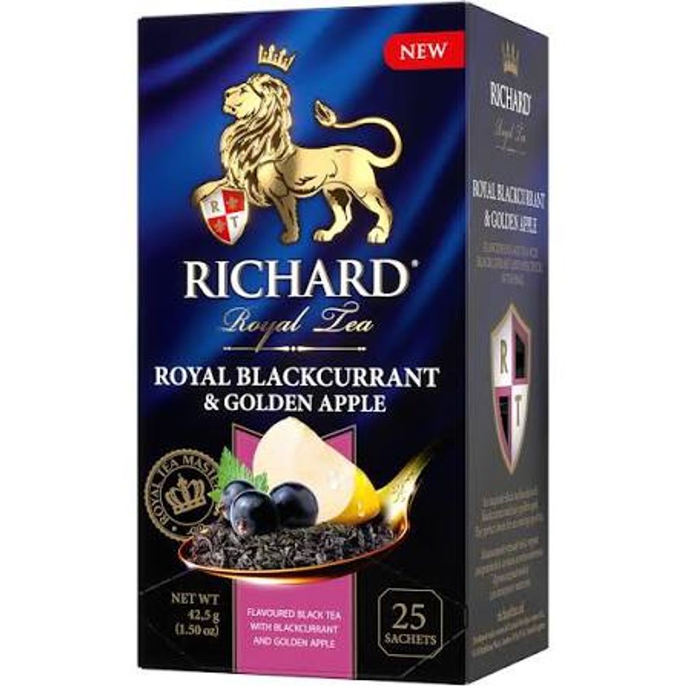 Чай Richard Royal Blackcurrant & Golden Apple пакетированный 42,5 г