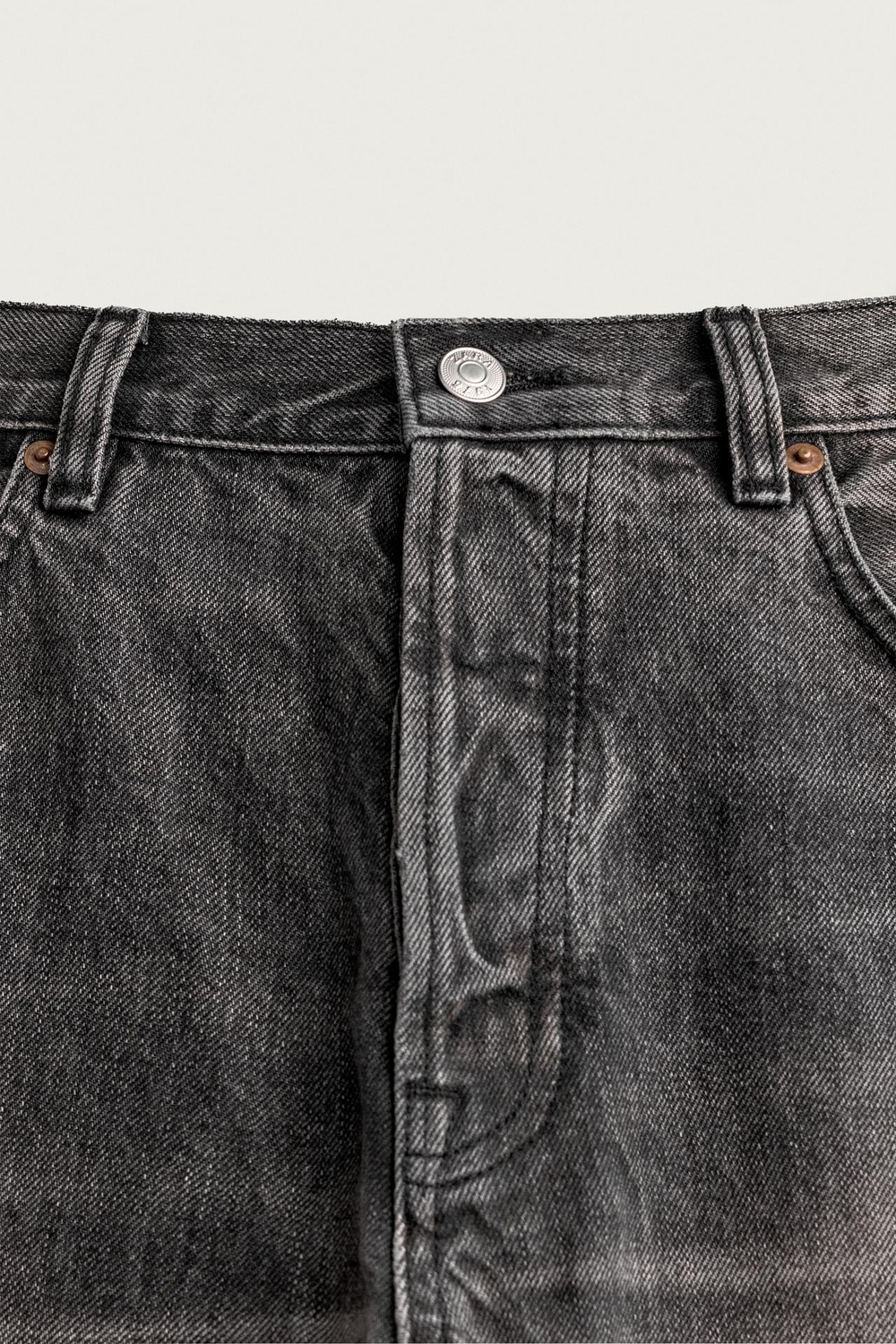 ZARA ДЖИНСЫ STRAIGHT FIT, УГОЛЬНЫЙ