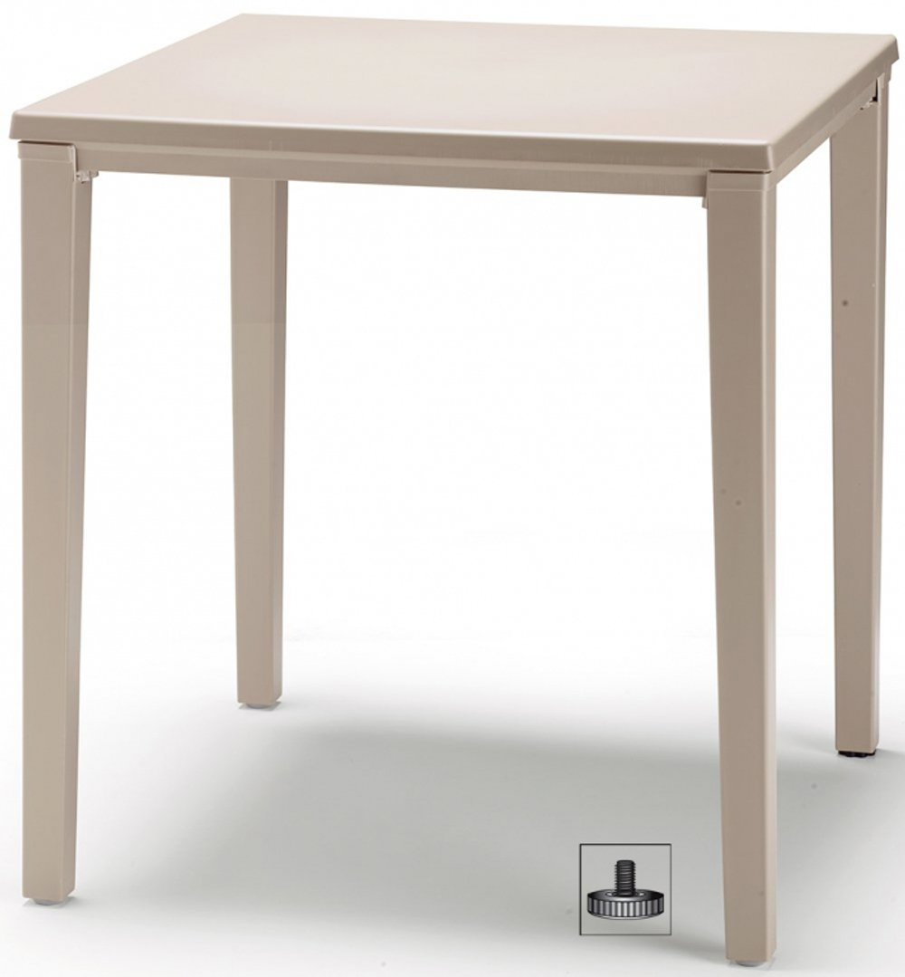 Стол пластиковый обеденный Scab Design Timo, тортора