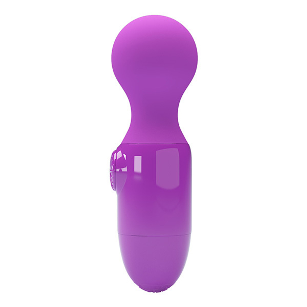 Фиолетовый мини-вибратор с шаровидной головкой Pretty Love Mini Stick BI-014998-1