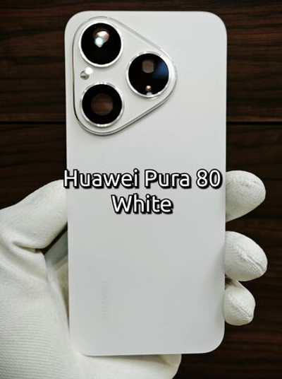 Задняя крышка ORIGINAL для Huawei Pura 80 HED-LX9 ( заднее стекло ) цвет: Белый