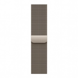 Apple Watch S12 46 mm Natural Titanium Case | Natural Milanese Loop, M/L