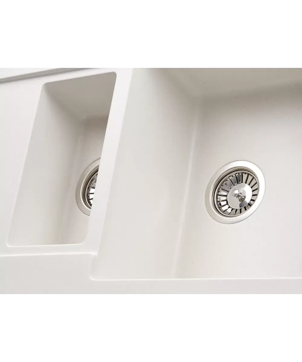Кухонная мойка Kuppersberg MODENA 1,5B2D WHITE фото 3